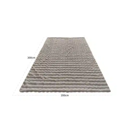Schema des dimensions du plaid Cosy Fluff cream Richmond Interiors : 200 x 300 cm