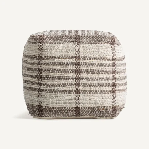 Pouf Bazens coton beige Vical Home