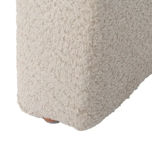 Pouf beige tissu Ixia 67 cm — vue 7