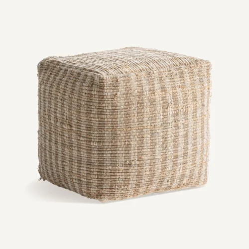 Pouf Brax coton beige Vical Home — vue 2