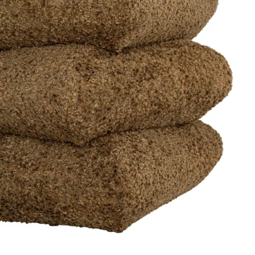 Pouf carré ocre Ixia 42 cm — vue 5