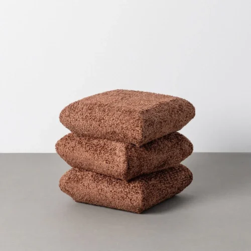 Pouf carré terre cuite Ixia 42 cm — vue 6