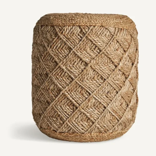 Pouf Elgin jute marron Vical Home