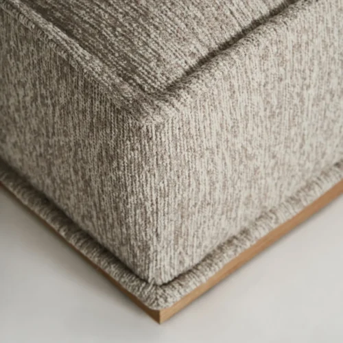 Pouf Vittel beige chiné 120 cm Vical Home — vue 4