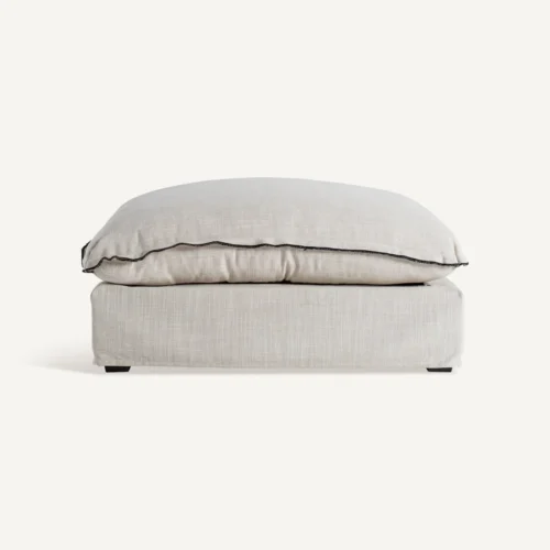 Pouf Repose-pieds Bief blanc cassé Vical Home