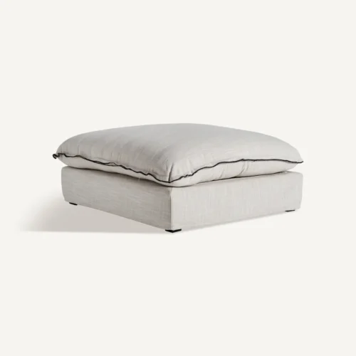 Repose-pieds Bief blanc cassé Vical Home — vue 2
