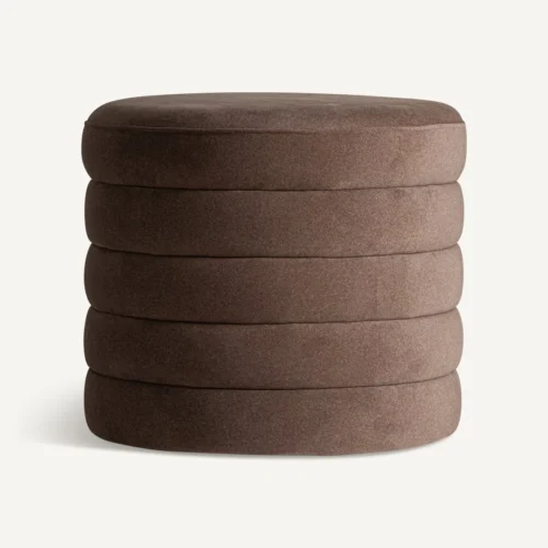Pouf Repose-pieds Dalou marron Vical Home