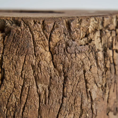 Repose-pieds Kraj bois de manguier vieilli Vical Home — vue 3