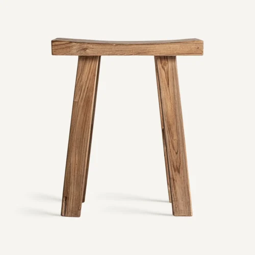 Repose-pieds Lux teck marron Vical Home