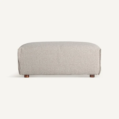 Repose-pieds Vignaie polyester crème Vical Home
