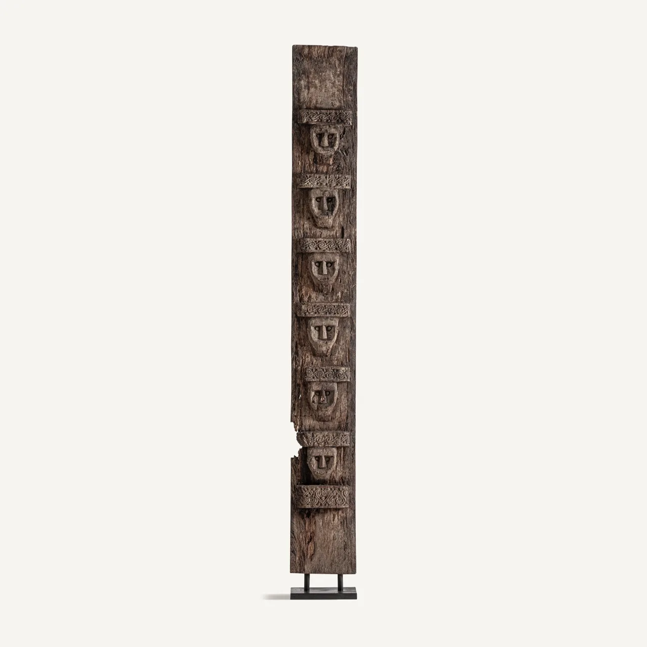 Sculpture bois de suar marron 253 cm Vical Home