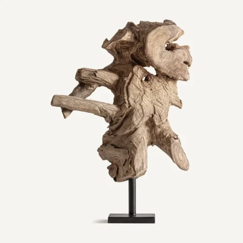 Sculpture bois de teck marron 65 cm Vical Home