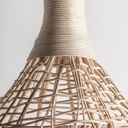 Sculpture Cleis rotin marron Vical Home — vue 5