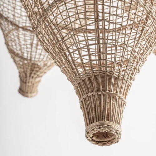 Sculpture Cleis rotin marron Vical Home — vue 7