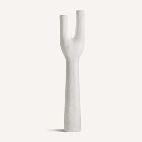 Sculpture fibrociment blanc 150 cm Vical Home