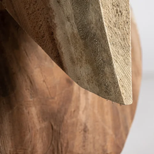 Sculpture Harper teck marron naturel Vical Home — vue 3