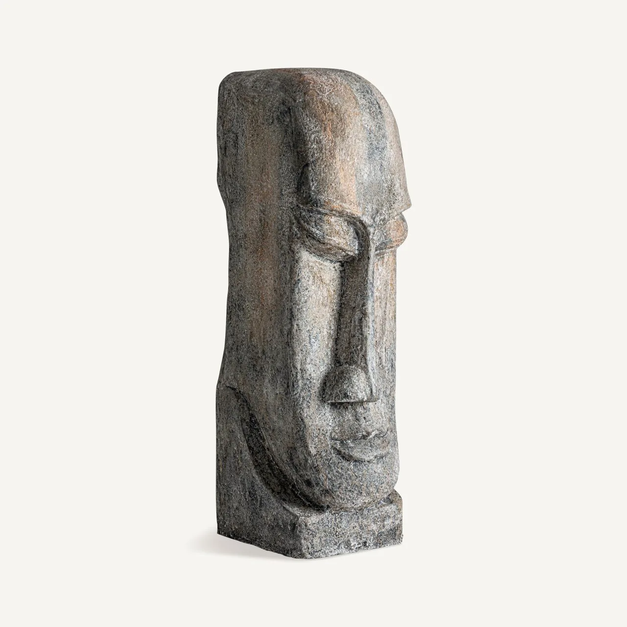 Sculpture Khalid ciment gris vieilli Vical Home