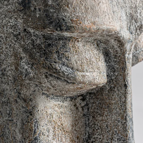 Sculpture Khalid ciment gris vieilli Vical Home — vue 2