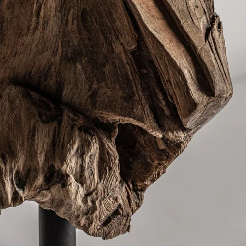 Sculpture Marek bois tropical vieilli Vical Home — vue 3