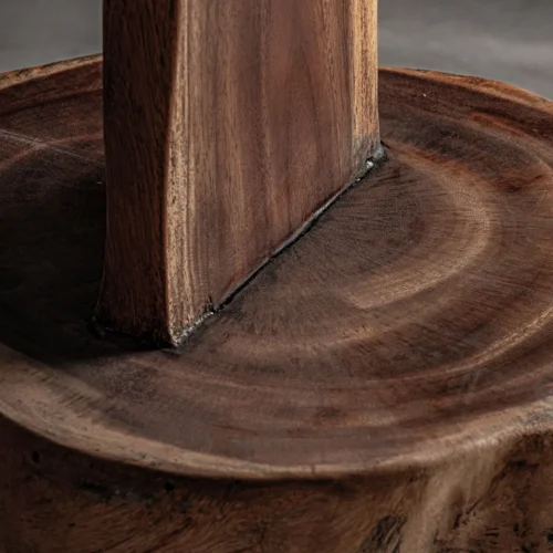 Sculpture Peack bois de suar vieilli Vical Home — vue 4