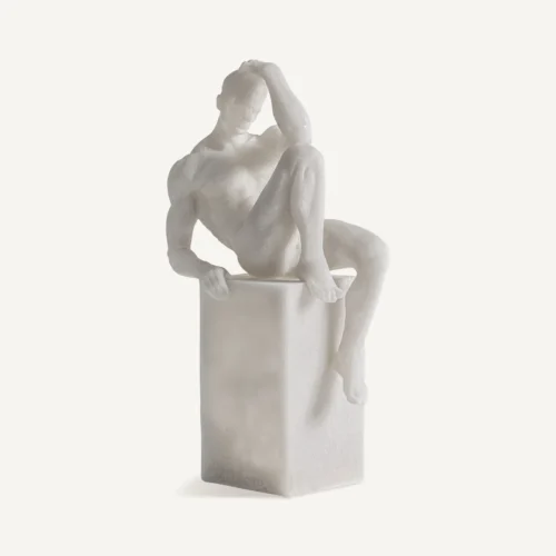 Sculpture Phoebe résine blanche Vical Home