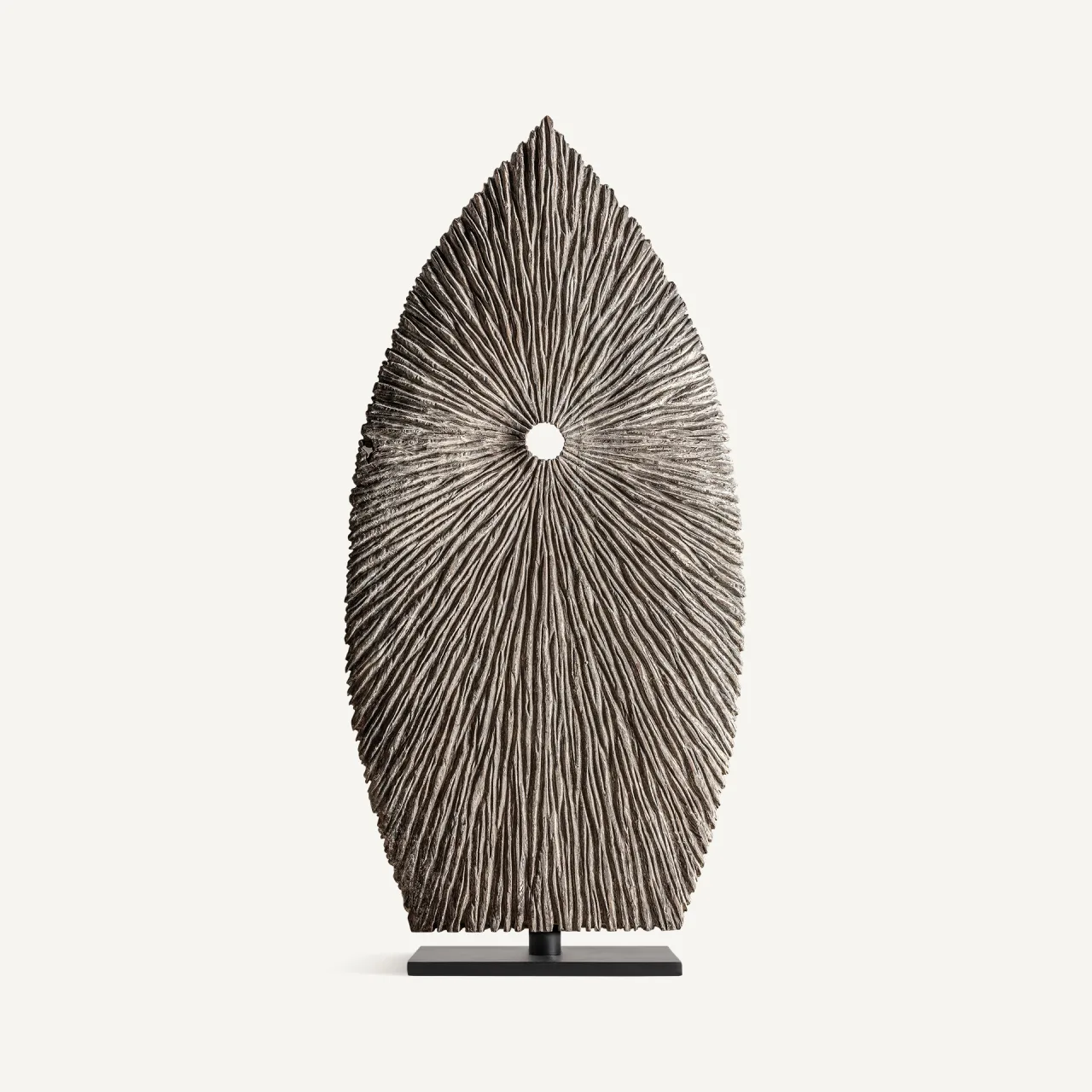 Sculpture Pie bois de suar vieilli et fer noir Vical Home