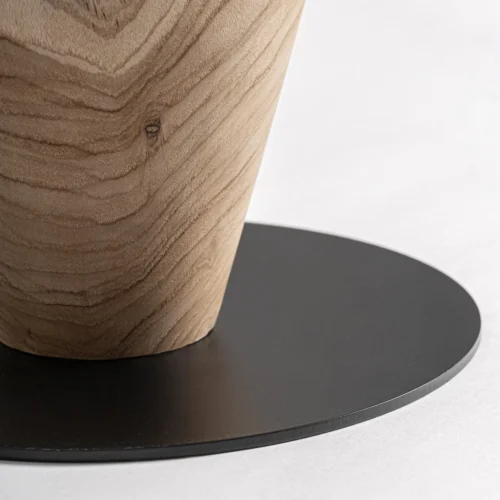 Sculpture Stefan bois de teck marron Vical Home — vue 5