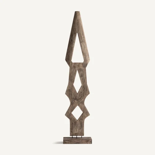 Sculpture Teran bois de suar marron 181 cm Vical Home