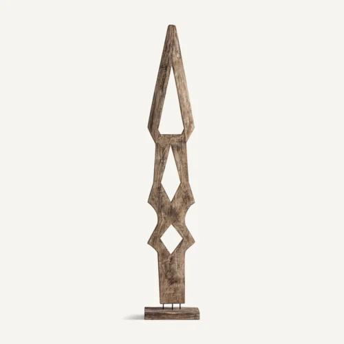 Sculpture Teran bois de suar marron Vical Home