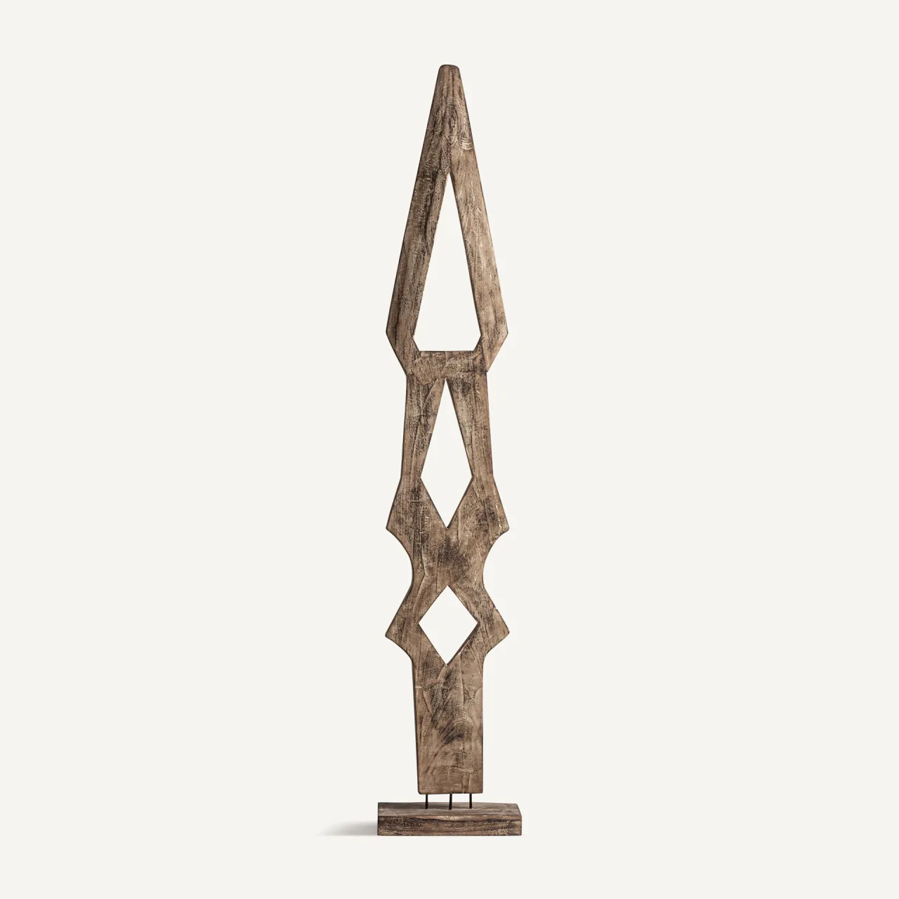 Sculpture Teran bois de suar marron Vical Home