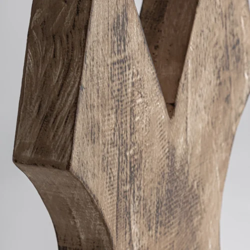 Sculpture Teran bois de suar marron Vical Home — vue 3