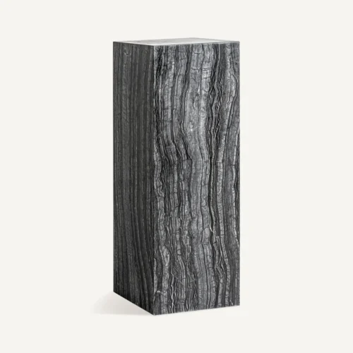 Sellette Chaintre marbre gris H. 100 cm Vical Home