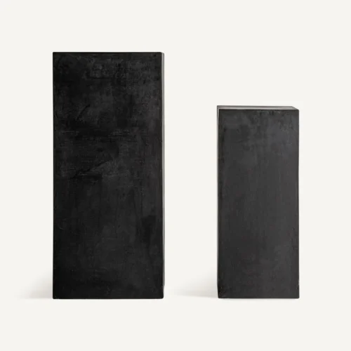 Sellette Elio terre cuite noire ensemble de 2 Vical Home