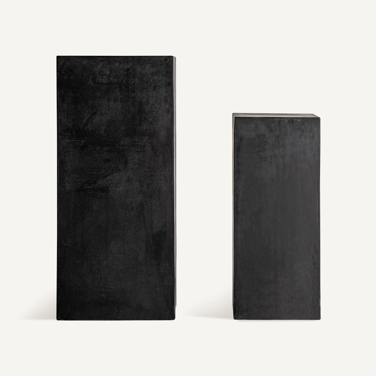 Sellette Elio terre cuite noire ensemble de 2 Vical Home