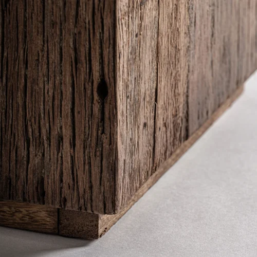 Sellette Toigne bois tropical vieilli Vical Home — vue 3