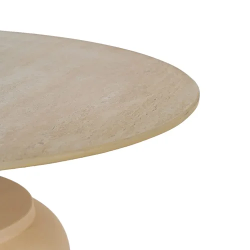 Set de 2 bouts de canapé ronds céramique et métal Ixia Ø 60 cm — vue 6