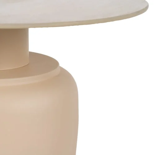 Set de 2 bouts de canapé ronds céramique et métal Ixia Ø 60 cm — vue 7