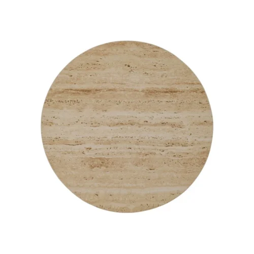 Set de 2 bouts de canapé ronds céramique et métal Ixia Ø 60 cm — vue 9