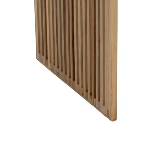 Set de 3 bouts de canapé gigognes en bois de teck recyclé Ixia 41 cm — vue 8