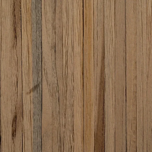 Set de 3 bouts de canapé gigognes en bois de teck recyclé Ixia 65 cm — vue 9