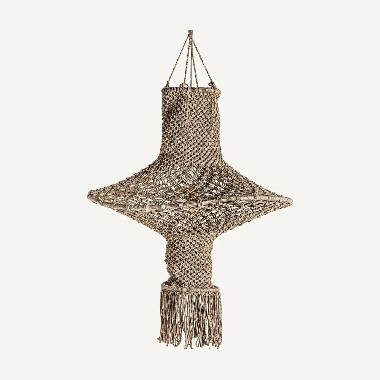 Suspension Bera coton marron Vical Home