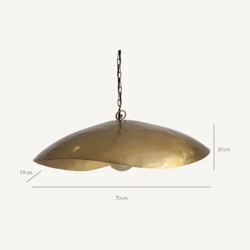 Suspension Blake fer doré 72 cm Vical Home — vue 5