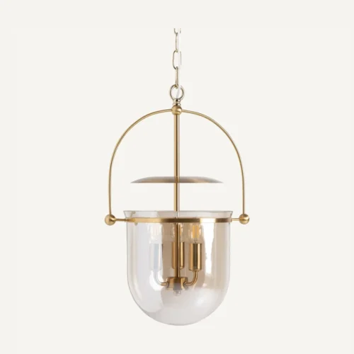 Suspension Caine verre marron fumé Vical Home