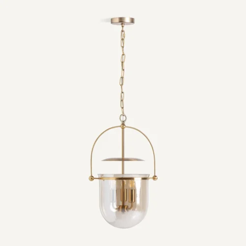 Suspension Caine verre marron fumé Vical Home — vue 2