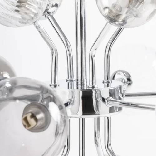 Suspension Carla verre gris fumé Vical Home — vue 4