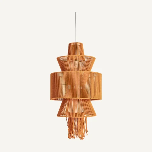 Suspension Coral coton orange Vical Home