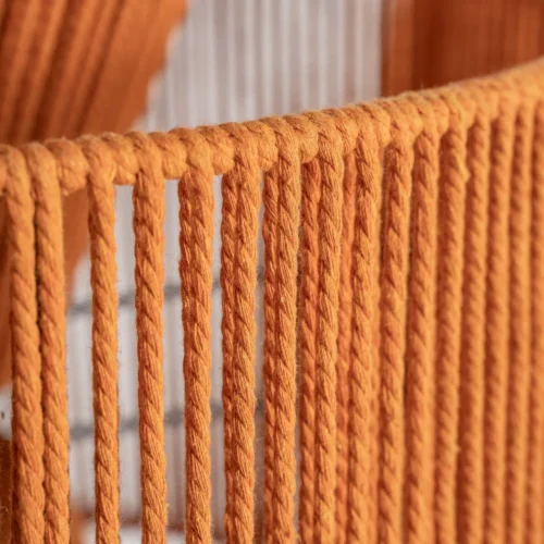Suspension Coral coton orange Vical Home — vue 3