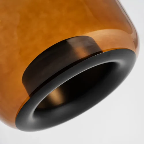 Suspension Cubik verre ambré Vical Home — vue 4