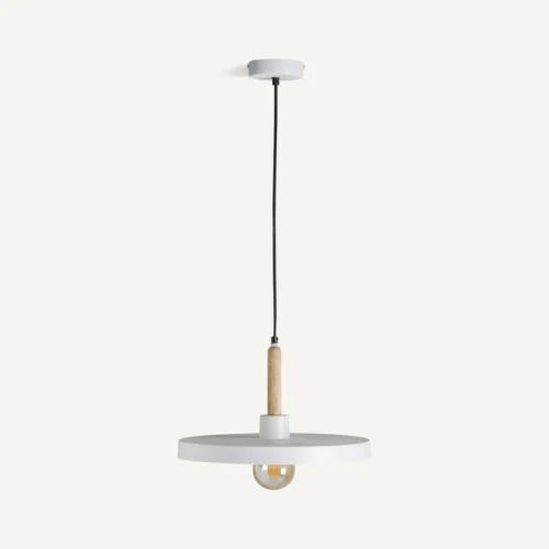 Suspension Daundef fer blanc et manguier Vical Home — vue 2