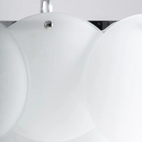 Suspension Elisha verre blanc et argent Vical Home — vue 3